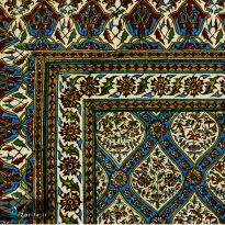 سفره قلمکار اعلا طرح کاشی مسجد شیخ لطف الله