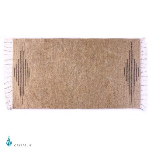 گلیم دستباف تربتی نایین بافته شده با پشم شتر طرح 1