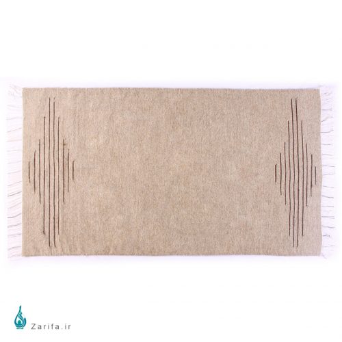 گلیم دستباف تربتی نایین بافته شده با پشم شتر طرح 1 - Image 2