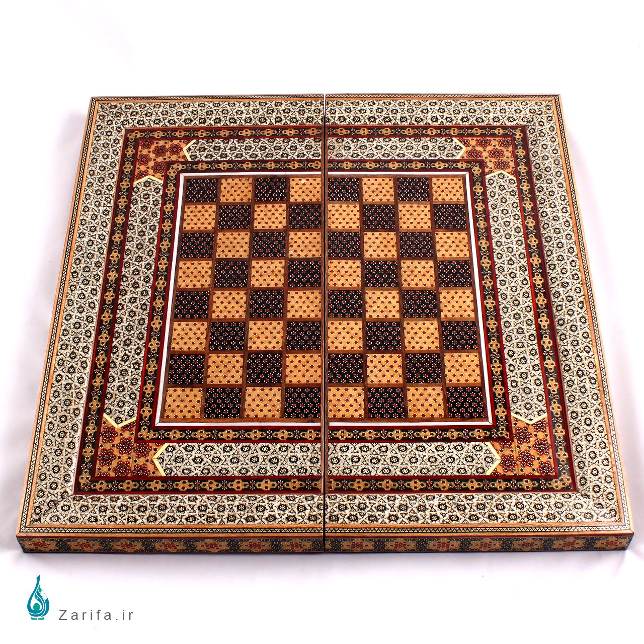 تخته نرد و شطرنج خاتم کاری