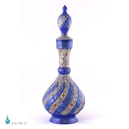 تنگ  مینا کاری خمره ای 45 سانتی متری
