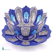 کاسه بشقاب لبه دالبر مینا