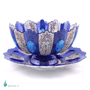کاسه بشقاب لبه دالبر مینا