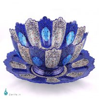 کاسه بشقاب لبه دالبر مینا