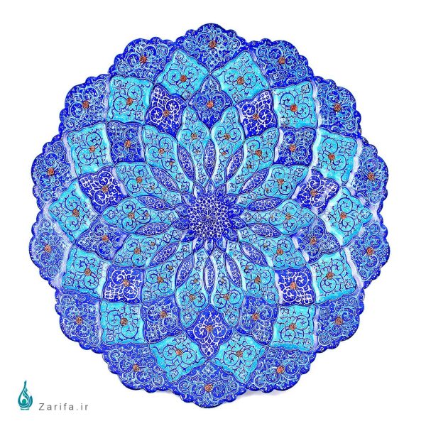 بشقاب مینا برجسته لب دالبری قطر 25