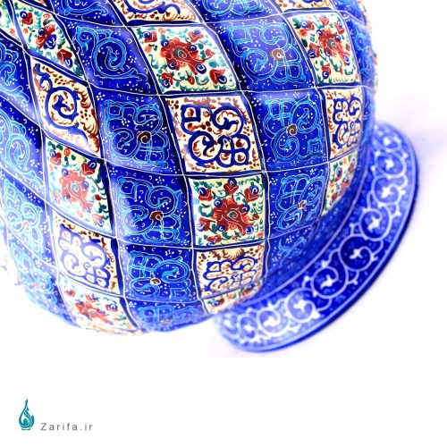 تنگ  مینا کاری خمره ای 45 سانتی متری - Image 2
