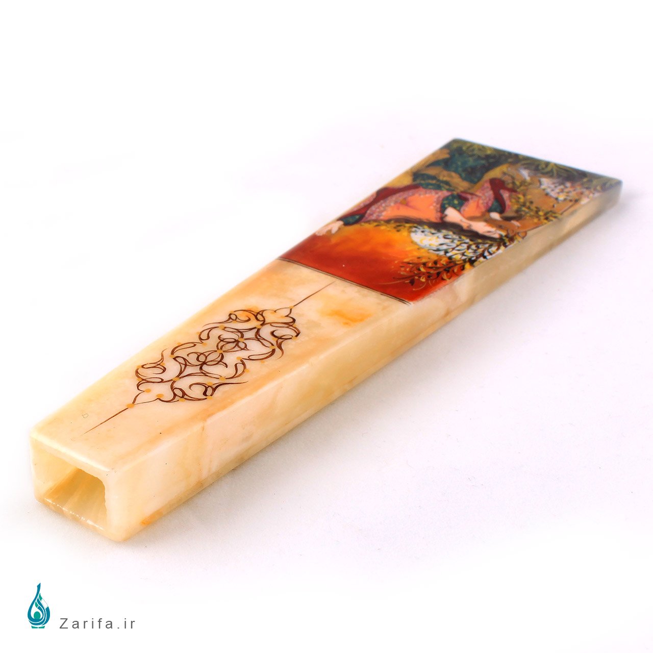 گلدان دیواری سنگ مرمر بابایی با نگارگری معاصر زمانی - Image 4