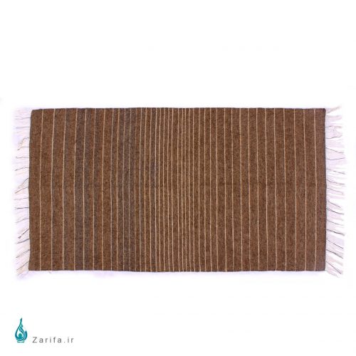 گلیم دستباف خودرنگ با پشم شتر طرح 9