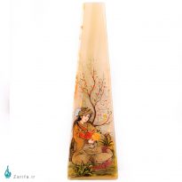 گلدان دیواری سنگ مرمر بابایی با نگارگری زمانی