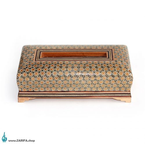 جعبه دستمال کاغذی با خاتم درجه یک - Image 2