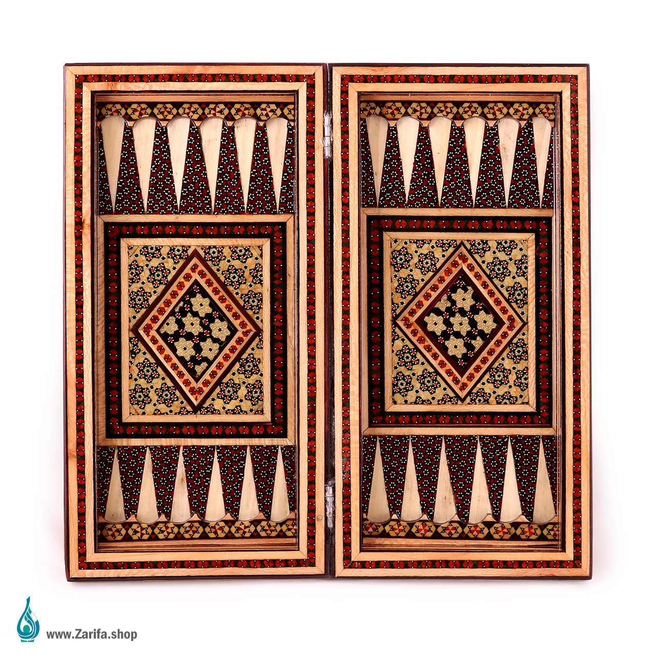 تخته نرد خاتم لب گرد خاتم 35*35 - Image 2