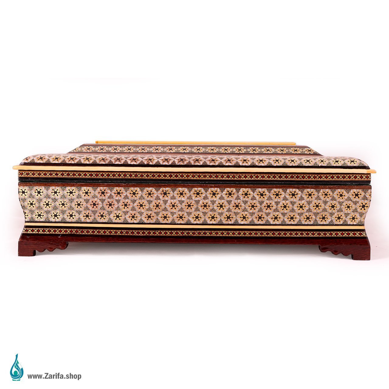 جعبه قرآن خاتمکاری اعلا تو جیر 25*35 - Image 2