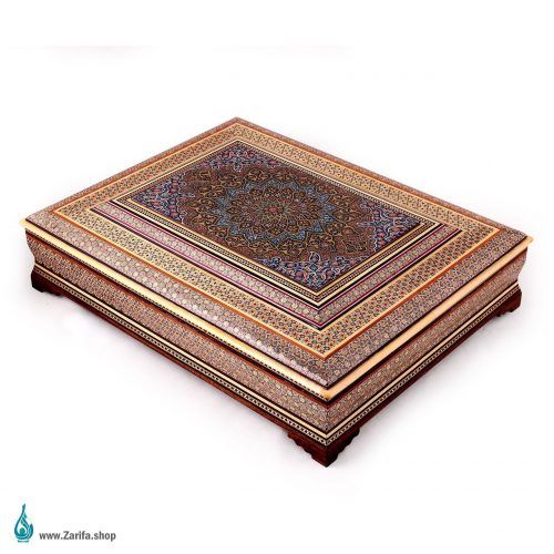 جعبه قرآن خاتم کاری آریا مهری