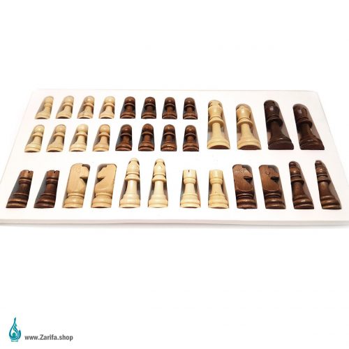 مهره شطرنج چوبی سایز 50 - Image 3