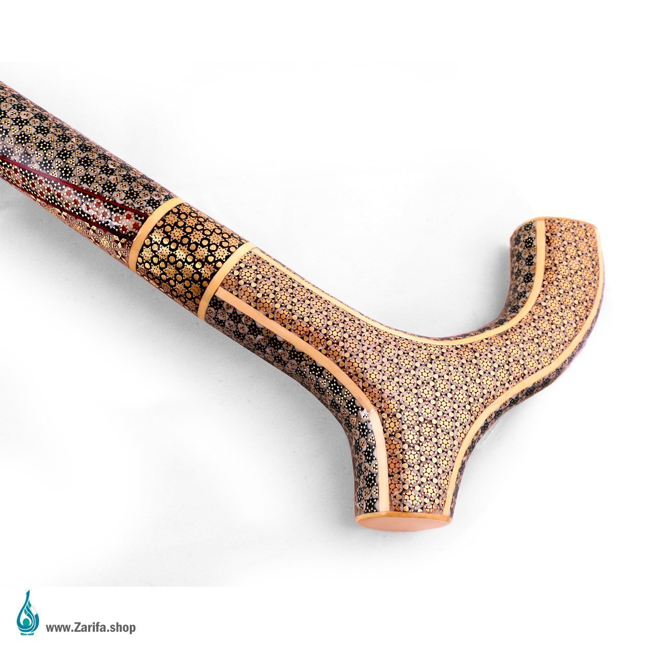 عصا تی شکل خاتم کاری اعلا