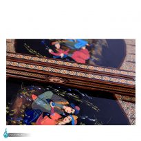 خرید تخته نرد و شطرنج خاتم لب گرد مجلس بزم