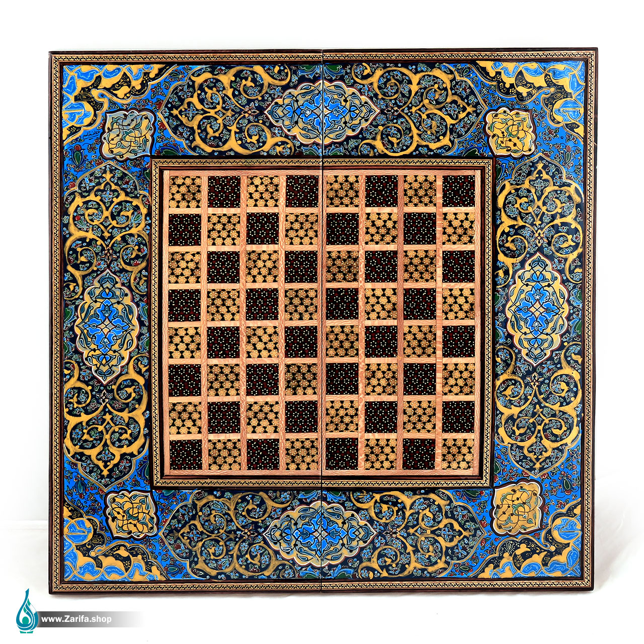 تخته نرد خاتم با تذهیب فاخر 40*40