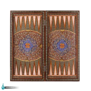 شطرنج خاتم با تذهیب فاخر ستونی