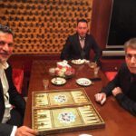 بازی تخته نرد توسط سلبریتی ها